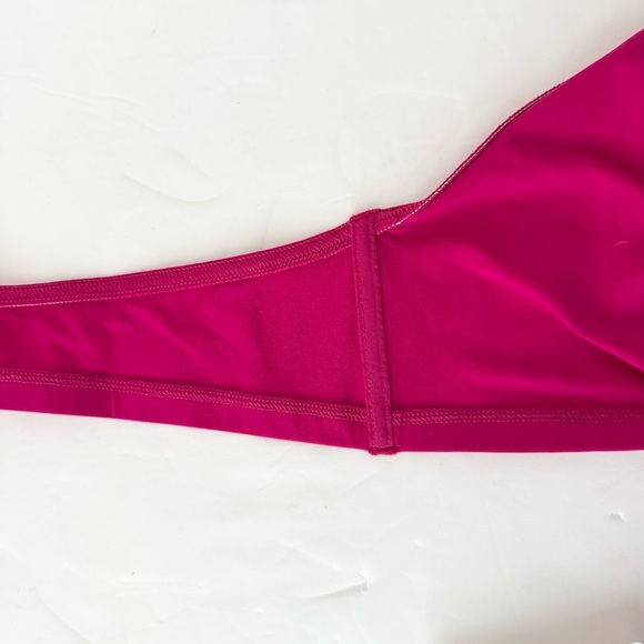 NWT ERES “Compact Stud” Full Cup Triangle Bikini Top Braided Circle Pink Size 14 - Picture 11 of 16